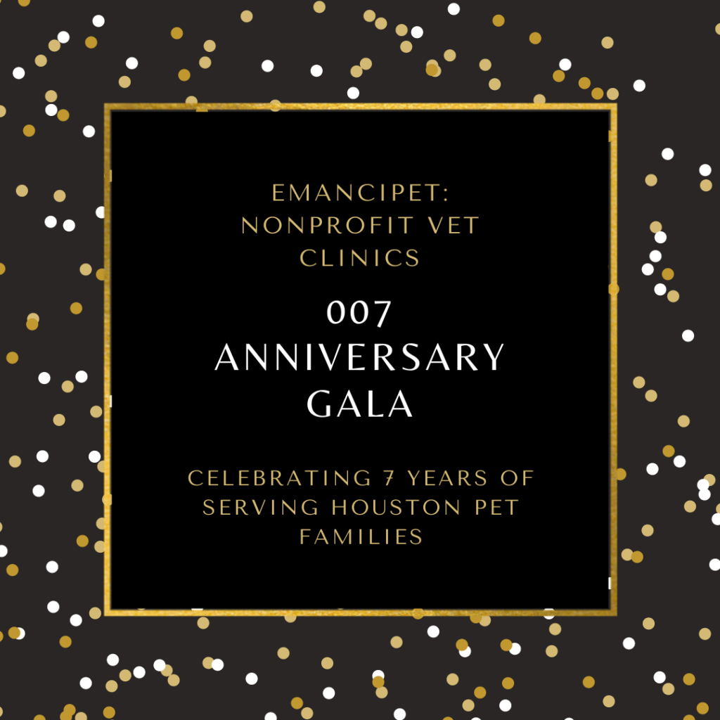 Emancipet Nonprofit Vet Clinic Houston 007 Anniversary Gala