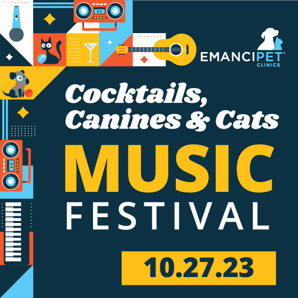 Cocktails, Canines & Cats Music Festival graphic