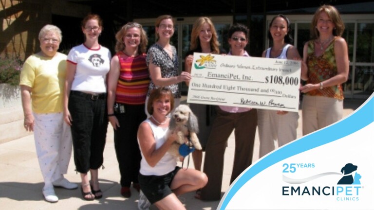 Impact Austin presents Emancipet with its first grant in 2006